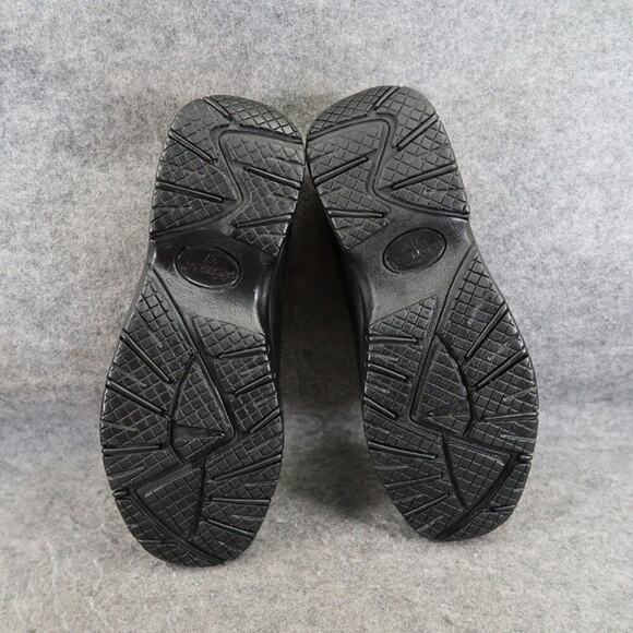 Pothia Shoes Womens 37 Clog Slip On Comfort Walking Work Leather Black Classic - Picture 9 of 14